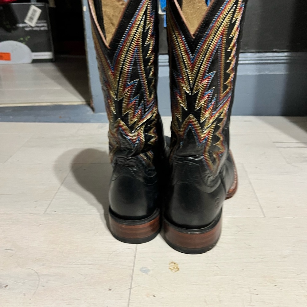 Ariet western square toe boots - Picture 3 of 5